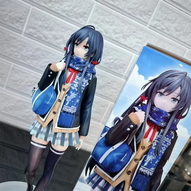 25cm My Teen Romantic Comedy Yukino Figure Yukinoshita Figures School Anime Gk Statue Model Doll Collection Room Decora Desk Toy