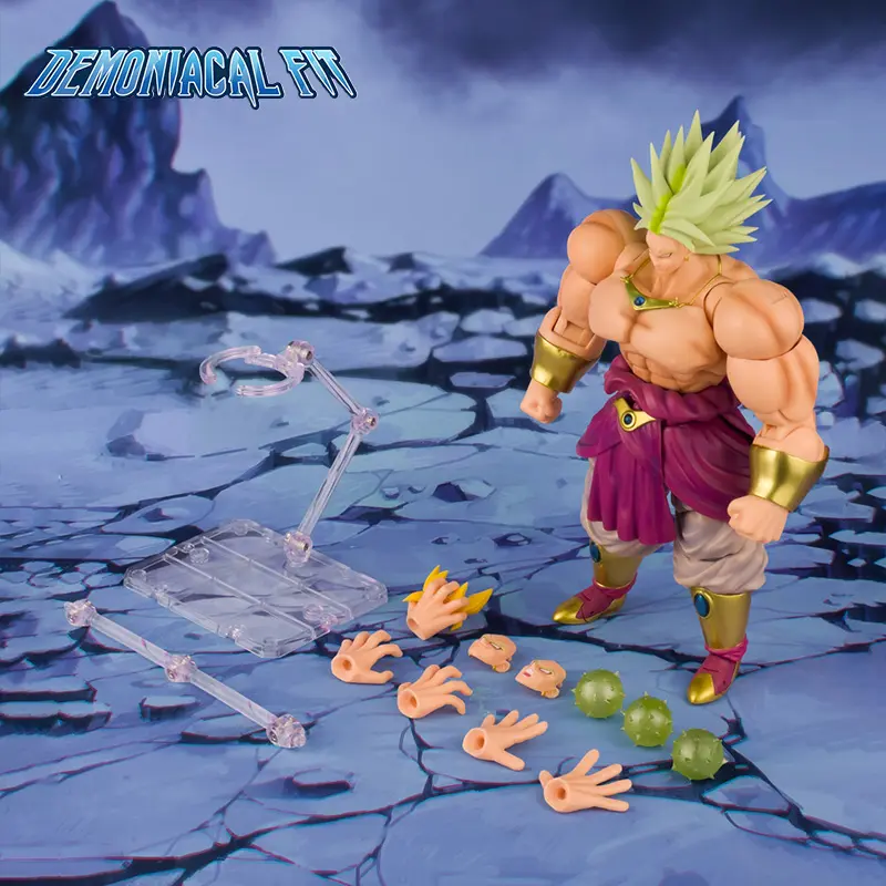 In stock Demoniacal Fit Broly Action Figure Dragon Ball Legendary Berserker 2.0 Figures Broli Figurine SHF Collectible Model Toy