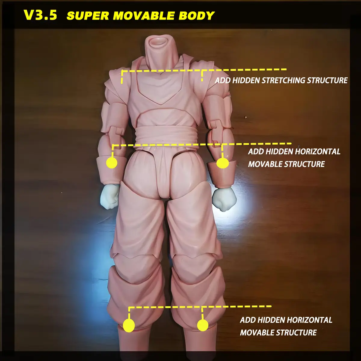 New 3.5 Neokong 1/12 Vegetto Action Figure Da001e Da001f Da001g Body Super Saiyan Vegeto Ssj2 Anime Figurine Collectmodel Gifts