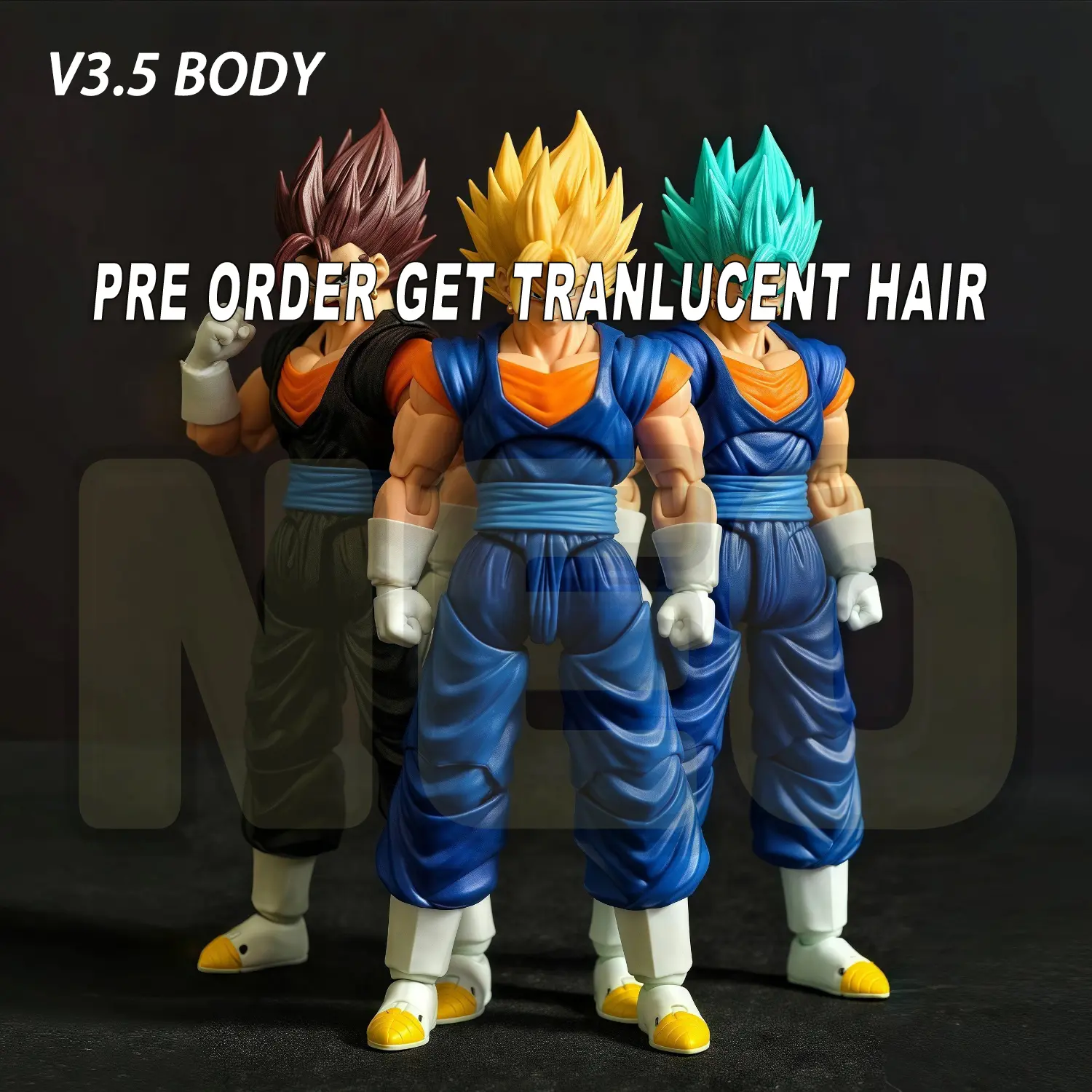 New 3.5 Neokong 1/12 Vegetto Action Figure Da001e Da001f Da001g Body Super Saiyan Vegeto Ssj2 Anime Figurine Collectmodel Gifts
