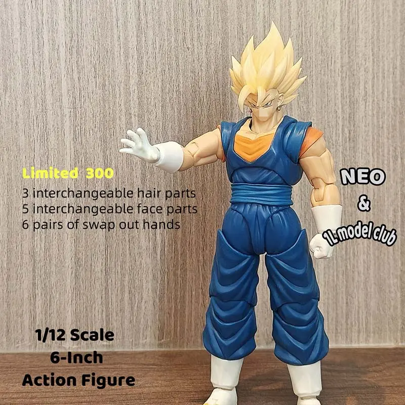 Neokong Studio 3.5 Body Dragon Ball Action Figure Vegito DBZ SHF Vegeto Super Saiyan Vegetto Anime Figurine Toy Model Custom Toy