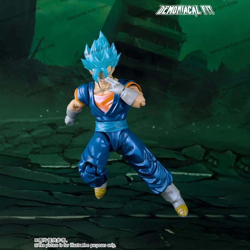 Demoniacal Fit Vegito Dragon Ball Trump Card DBZ Action Figures Vegeto Figurine Gk Statue Collectible Model Gifts Custom Toys