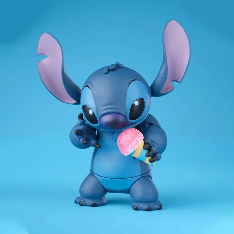 2025 New Lilo & Stitch Anime Figure Revoltech Stitch 6 Inch Action Figure Gk Figure KO Model Children Custom Toys Gift