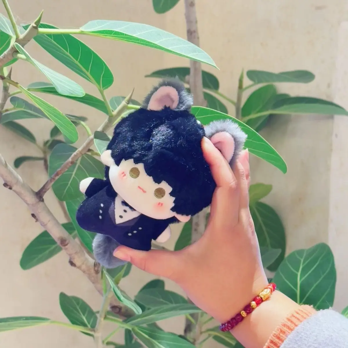 10 Cm Love And Deepspace Anime Rafayel Mini Doll Cosplay Plush Figure Idol Mermaid Keychain Pendant Collect Children'S Toy Gifts
