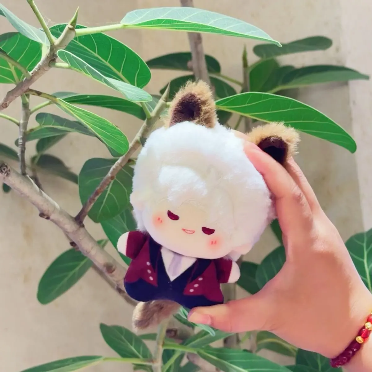 10 Cm Love And Deepspace Anime Rafayel Mini Doll Cosplay Plush Figure Idol Mermaid Keychain Pendant Collect Children'S Toy Gifts