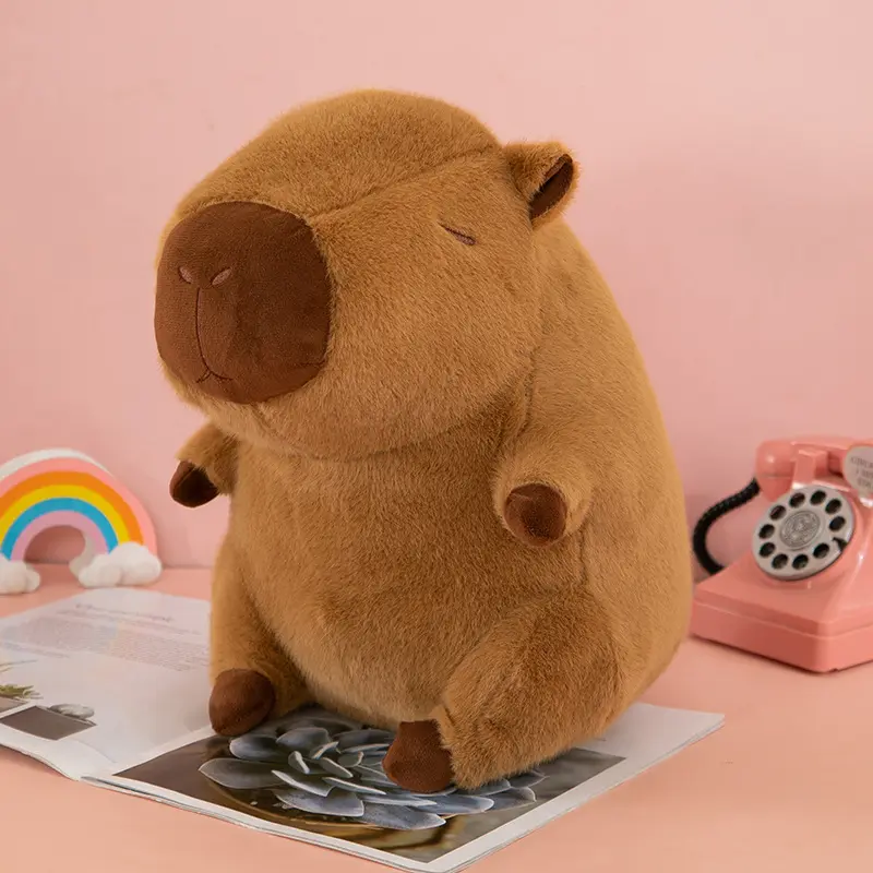 20/30CM Hot Sale Capybara Ugly Cute Doll Guinea Pig plush stuffed toys Kawaii Internet Celebrity Capybara Jun Doll Nice Gifts
