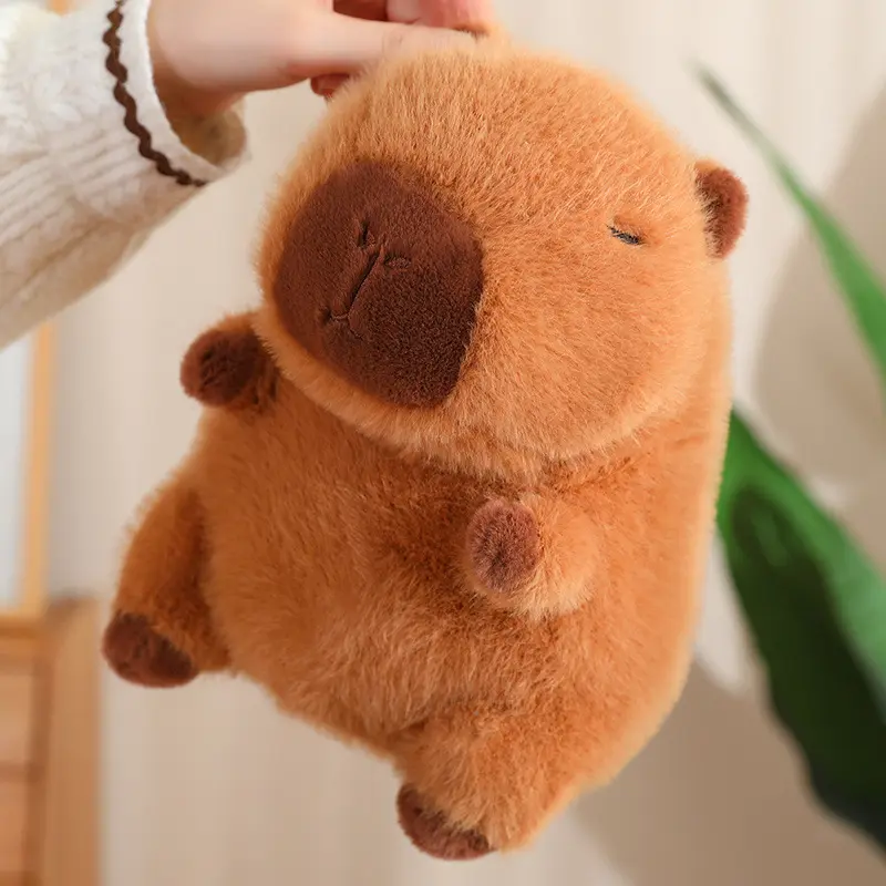 20/30CM Hot Sale Capybara Ugly Cute Doll Guinea Pig plush stuffed toys Kawaii Internet Celebrity Capybara Jun Doll Nice Gifts
