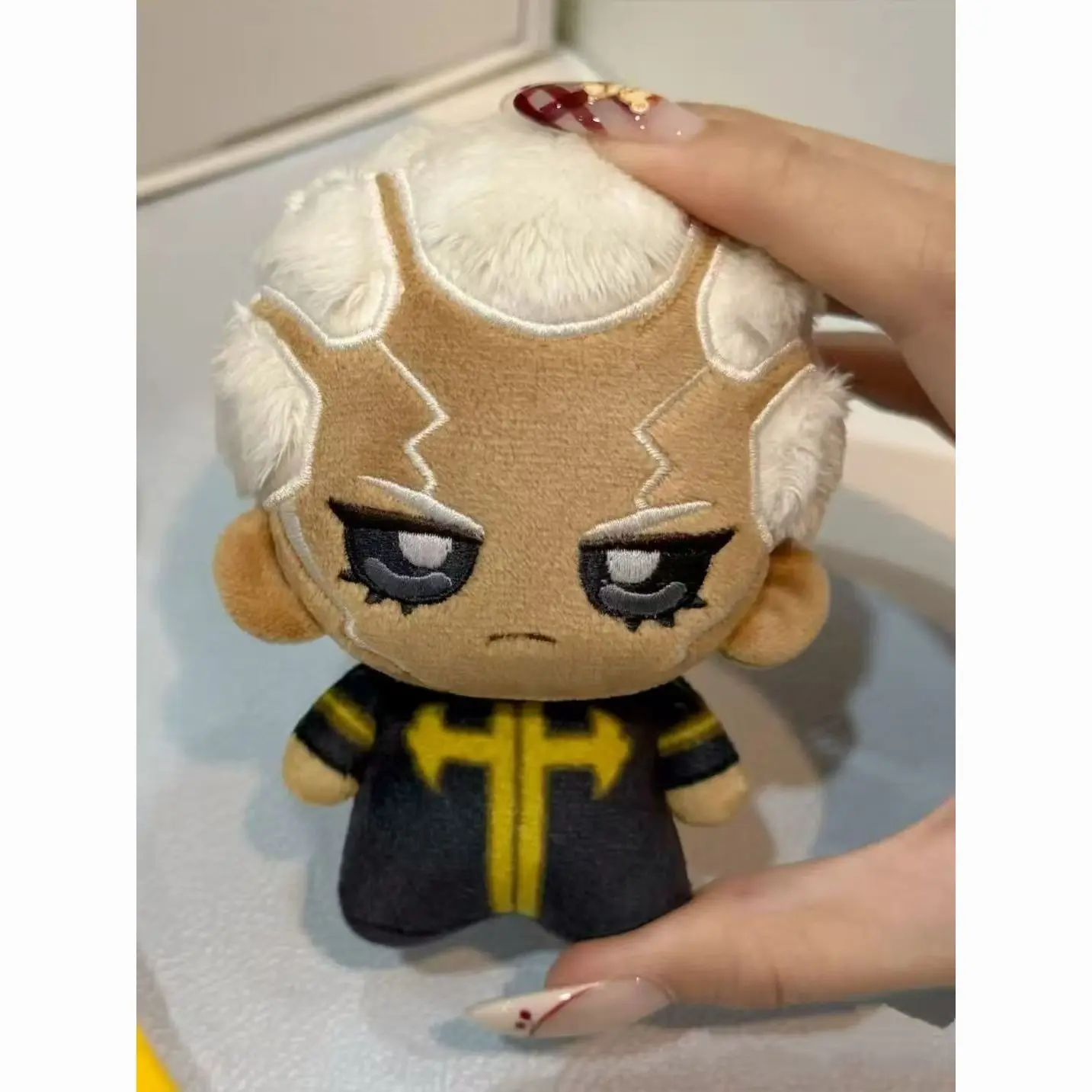 10cm Jojo'S Bizarre Adventure Push Enrico Pucci Anime Plush Stuffed Doll Plushie Toy Cartoon Nunu Body Soft Figures Pendant Gift