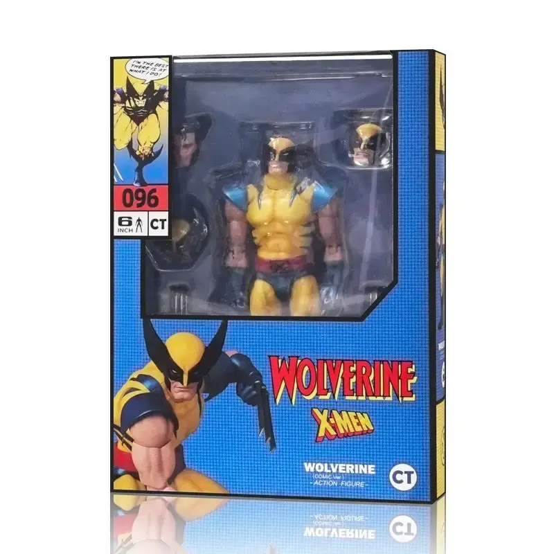 Ct Toys Mafex138 Wolverine Action Figure PVC Mafex 96 Figure X-Men Comic Version Figurine Collection Model Toys Kids Gifts