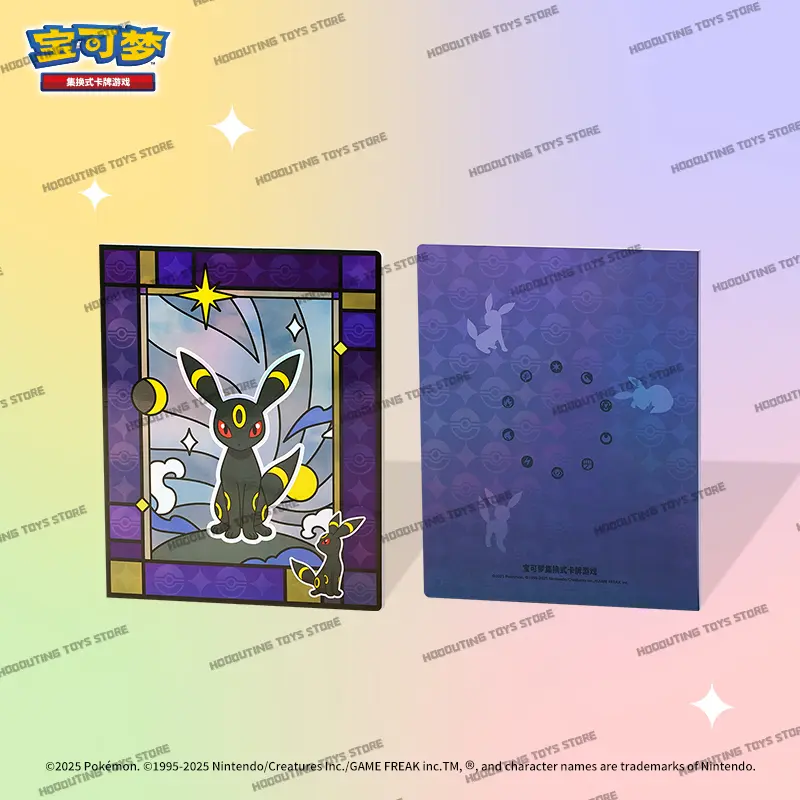 Original PTCG Card Chinese Gem Pack Vol2 Seriesd Gift Sylveon Leafeon Umbreon Eevee Card Collection Brochure TCG Card Gifts