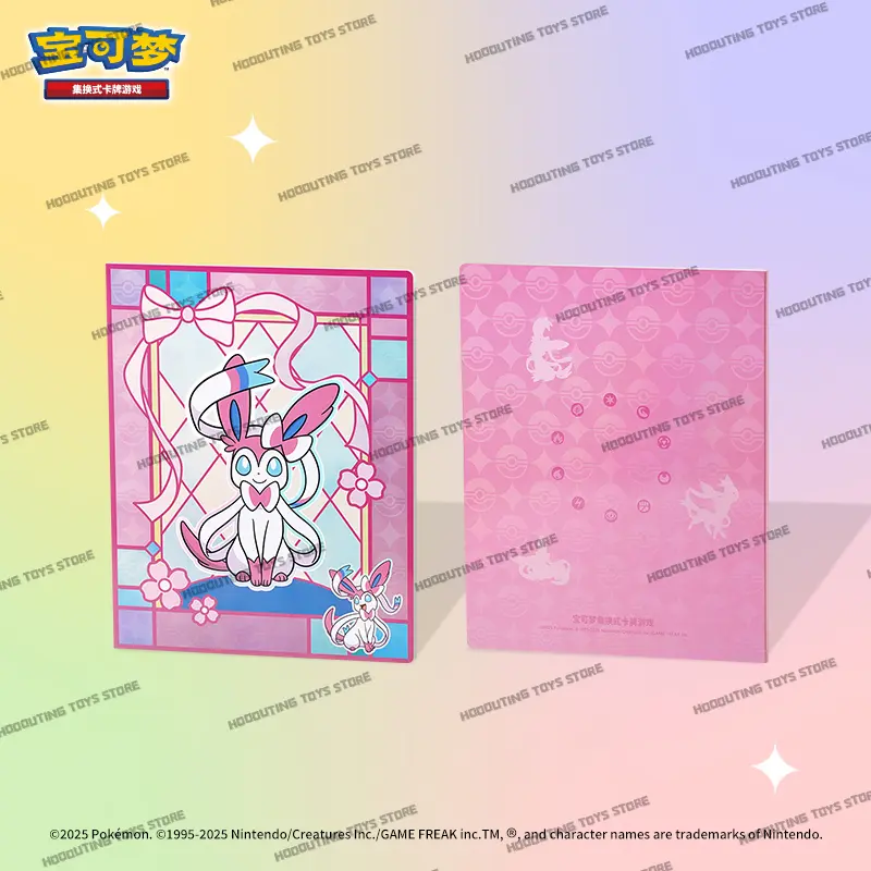 Original PTCG Card Chinese Gem Pack Vol2 Seriesd Gift Sylveon Leafeon Umbreon Eevee Card Collection Brochure TCG Card Gifts