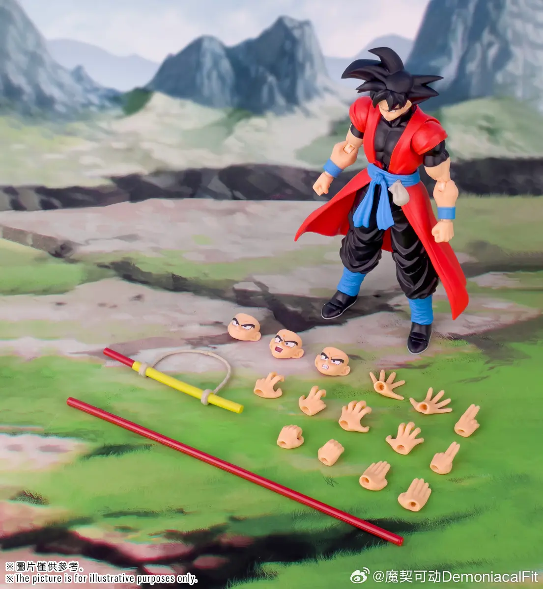 Demoniacal Fit Goku Dragon Ball Action Figures Untamed Power Time Ranger Ssj4 Super Saiyan 4 Figurine Shf Figures Model Toys