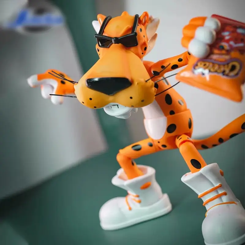 In Stock 1/12 Cheetos Chester Cheetah 6 Inch Action Figure Toys Collectible Replica Gk Figure KO Model Children Toys Gift