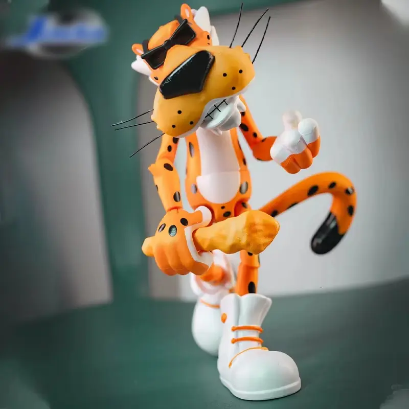In Stock 1/12 Cheetos Chester Cheetah 6 Inch Action Figure Toys Collectible Replica Gk Figure KO Model Children Toys Gift