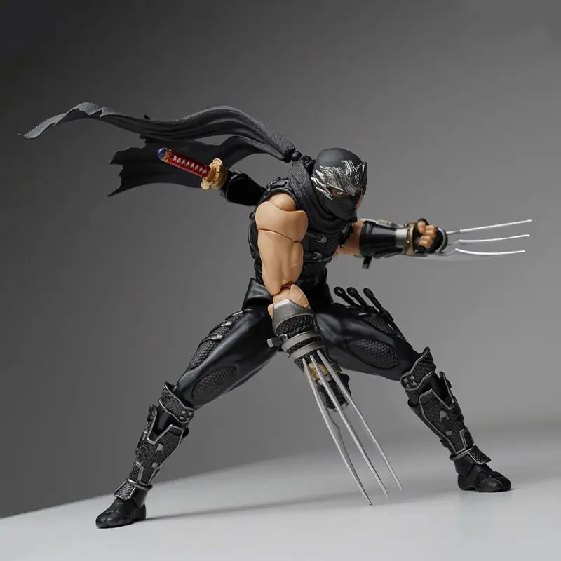 2025 New Revoltech 1/12 Amazing Yamaguchi Ryu Hayabusa Ninja Gaiden Action Anime Figures Collection KO Model Custom Toys
