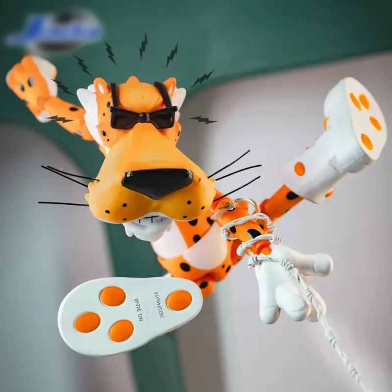 In Stock 1/12 Cheetos Chester Cheetah 6 Inch Action Figure Toys Collectible Replica Gk Figure KO Model Children Toys Gift
