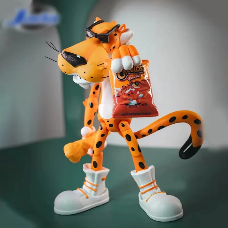 In Stock 1/12 Cheetos Chester Cheetah 6 Inch Action Figure Toys Collectible Replica Gk Figure KO Model Children Toys Gift