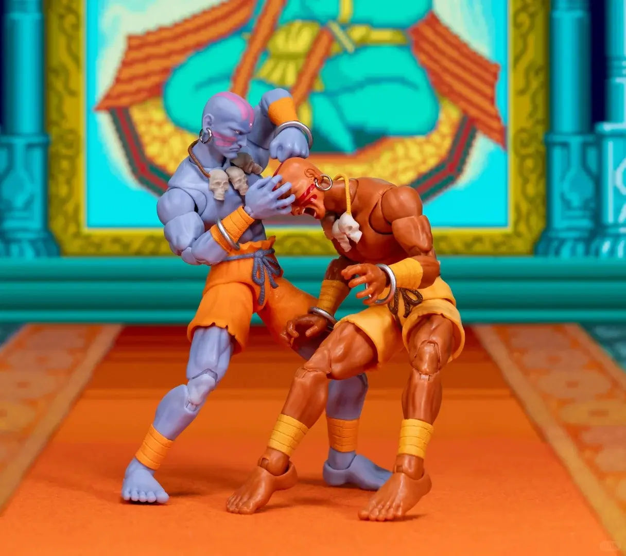 100%Original JADA TOYS Street Fighter Dhalsim SDCC 1/12 Anime Action Figure Model Toy Collection Model Figurine Doll Toy Gifts