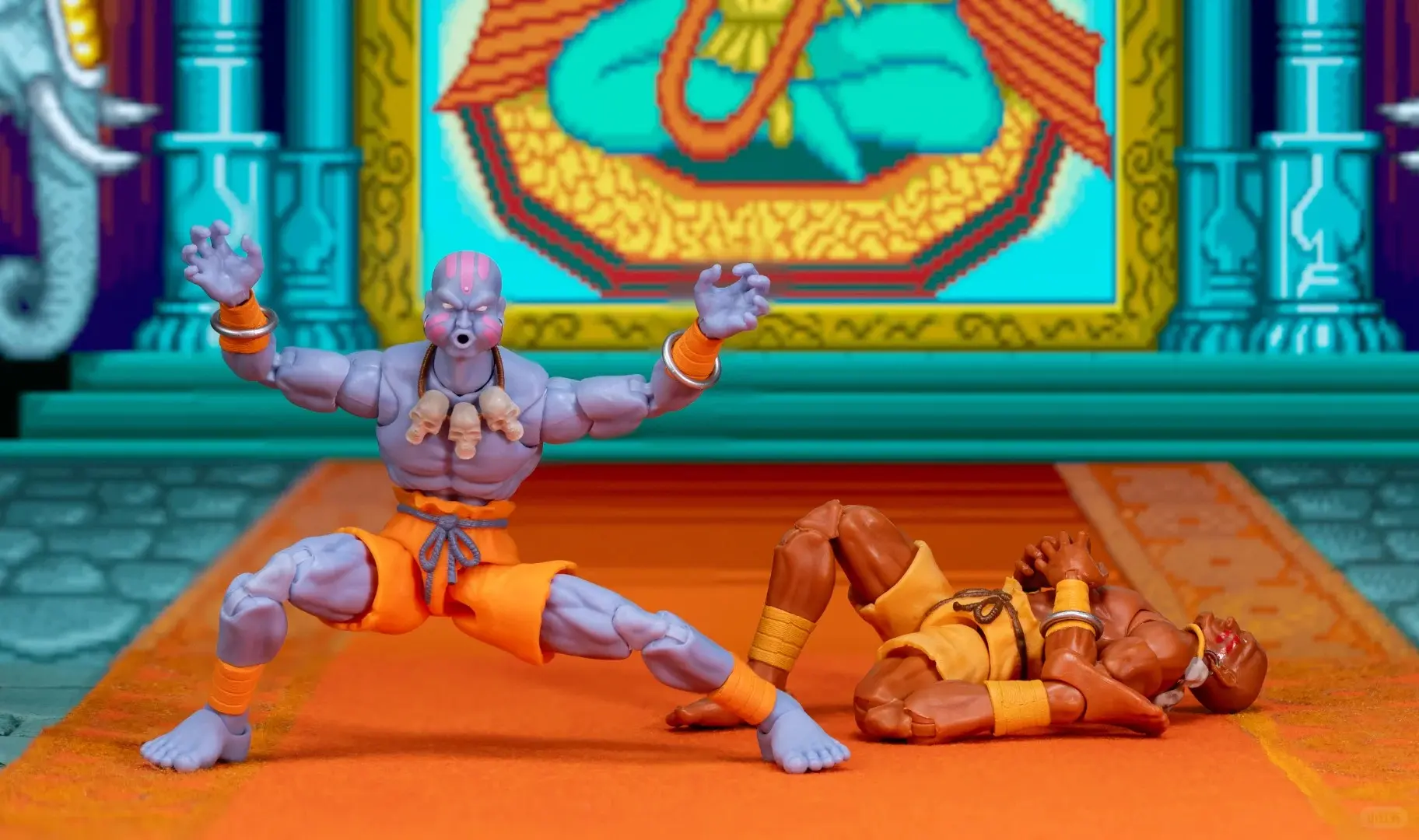 100%Original JADA TOYS Street Fighter Dhalsim SDCC 1/12 Anime Action Figure Model Toy Collection Model Figurine Doll Toy Gifts