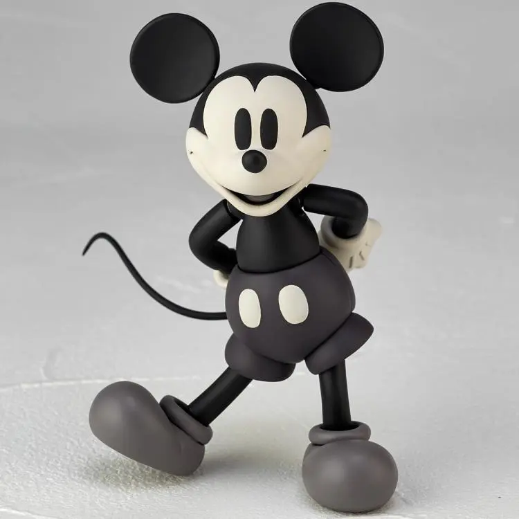 In Stock Mickey Mouse Figure MOVIE REVO Action Figure Color Version Black White Figure Replica KO Model Custom Toys Gift