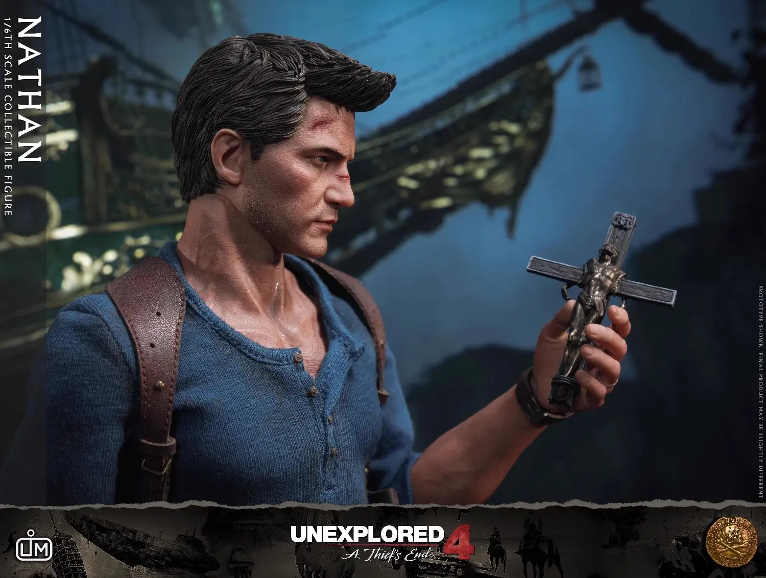 Limtoys Lim012 1/6 Scale Male Soldier Nathan Drake Mysterious Adventurer Full Set 12-Inches Action Figure Model Collection