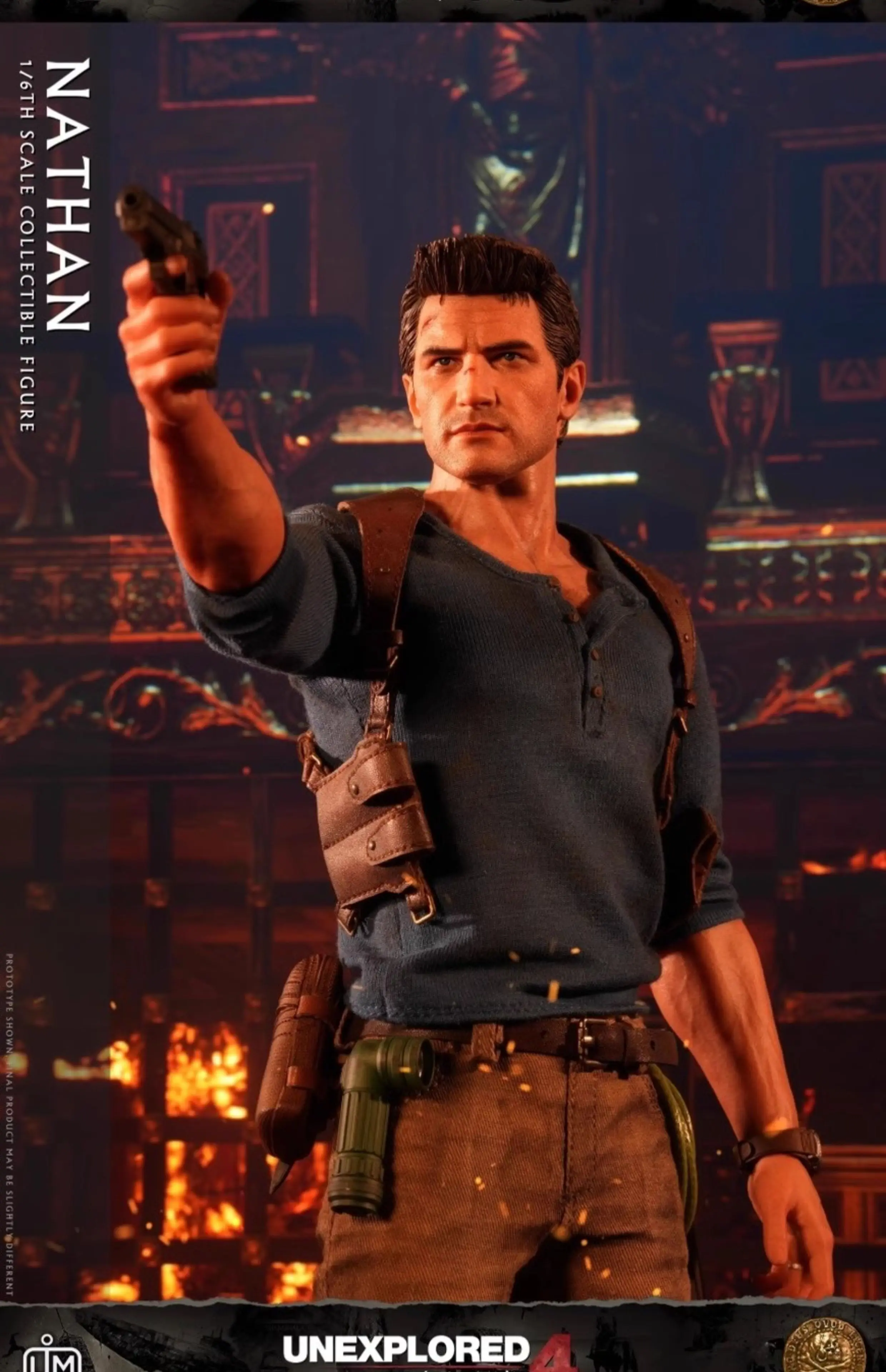 Limtoys Lim012 1/6 Scale Male Soldier Nathan Drake Mysterious Adventurer Full Set 12-Inches Action Figure Model Collection