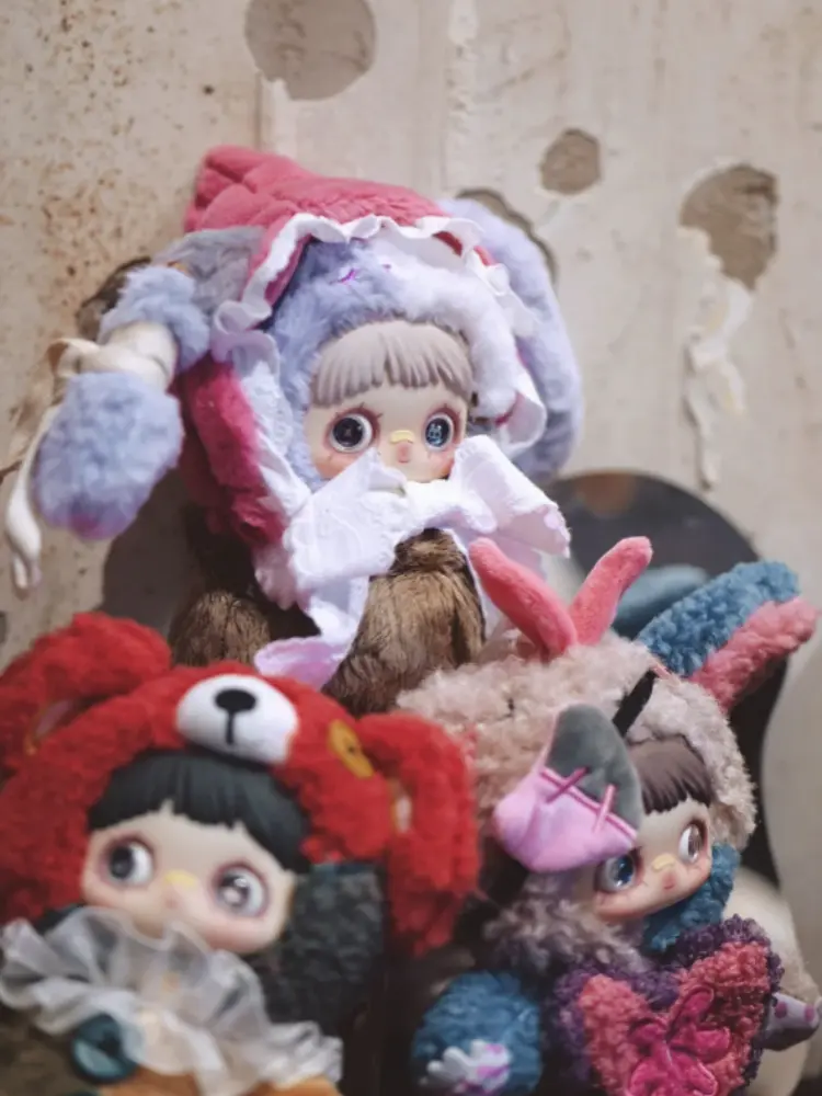 original Maymei Blind Box V4 Twin Secret Realm anime figure Dolls soft Pendant Decoration Mysterious Box Girl Surprise gift toys