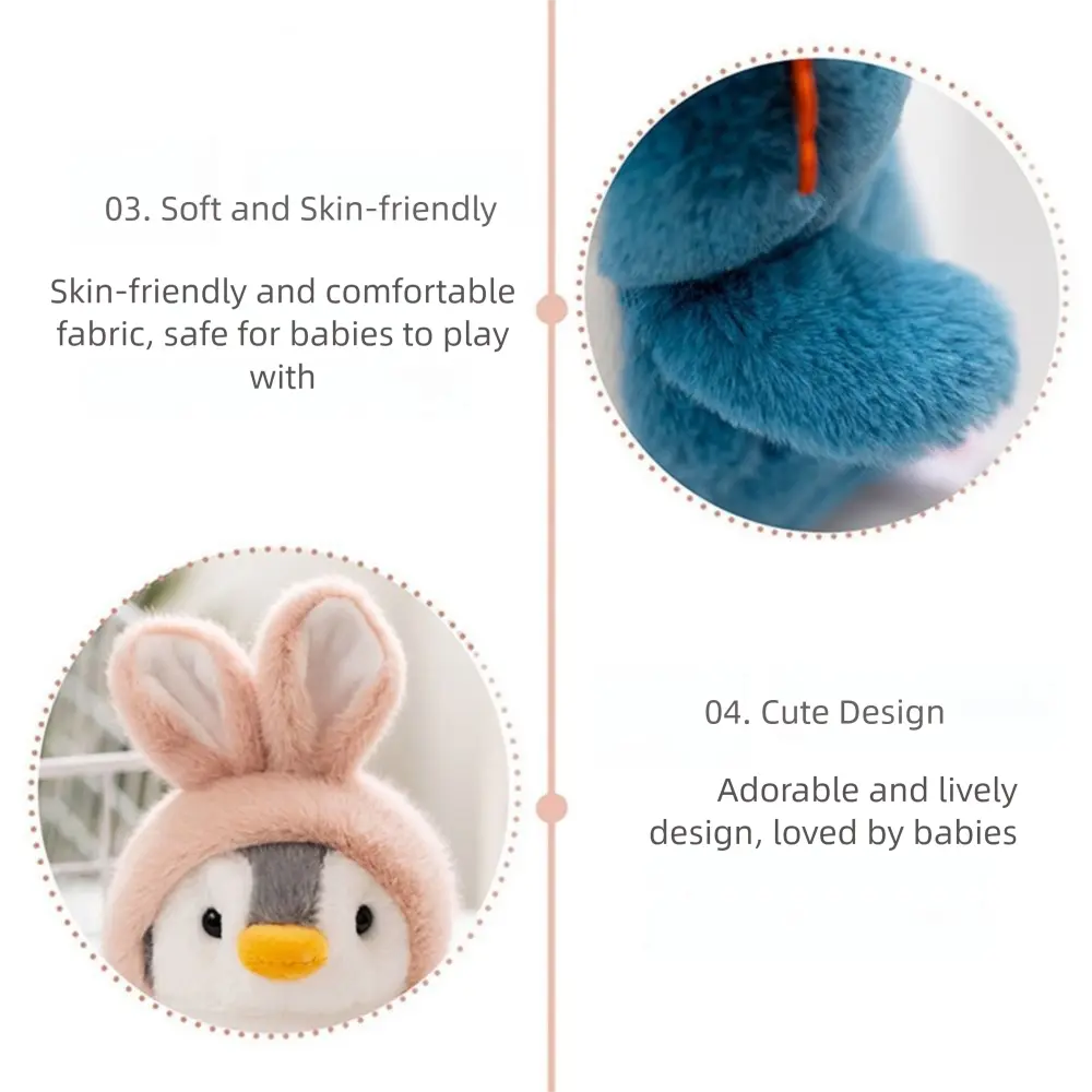 Lovely 20cm Plush Doll Rabbit Companion Stuffed Doll Super Soft Sleeping Gift Plush Toy Birthday Present