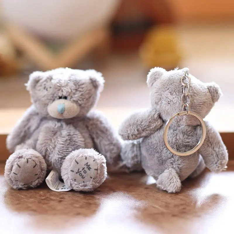 1 Piece Cartoon Joint Bear Stuffed Doll Pendent Keychain Diy Parts Cute Bear Doll Toy Bag Accessories Gifts