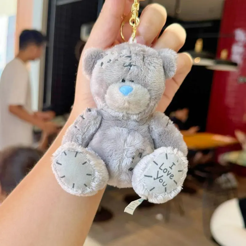 1 Piece Cartoon Joint Bear Stuffed Doll Pendent Keychain Diy Parts Cute Bear Doll Toy Bag Accessories Gifts