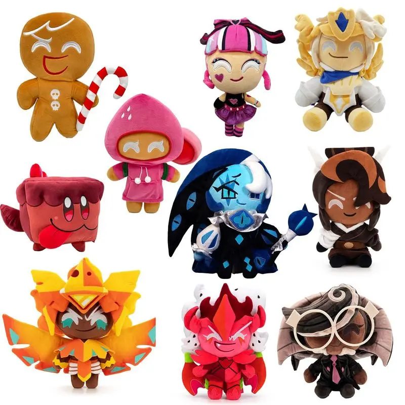 Shadow Milk Cookie Plush Toy Cookie Run Kingdom Shadow Milk Cookie Plushie Blind Box Merch Doll Peluche Gift Mystery Box