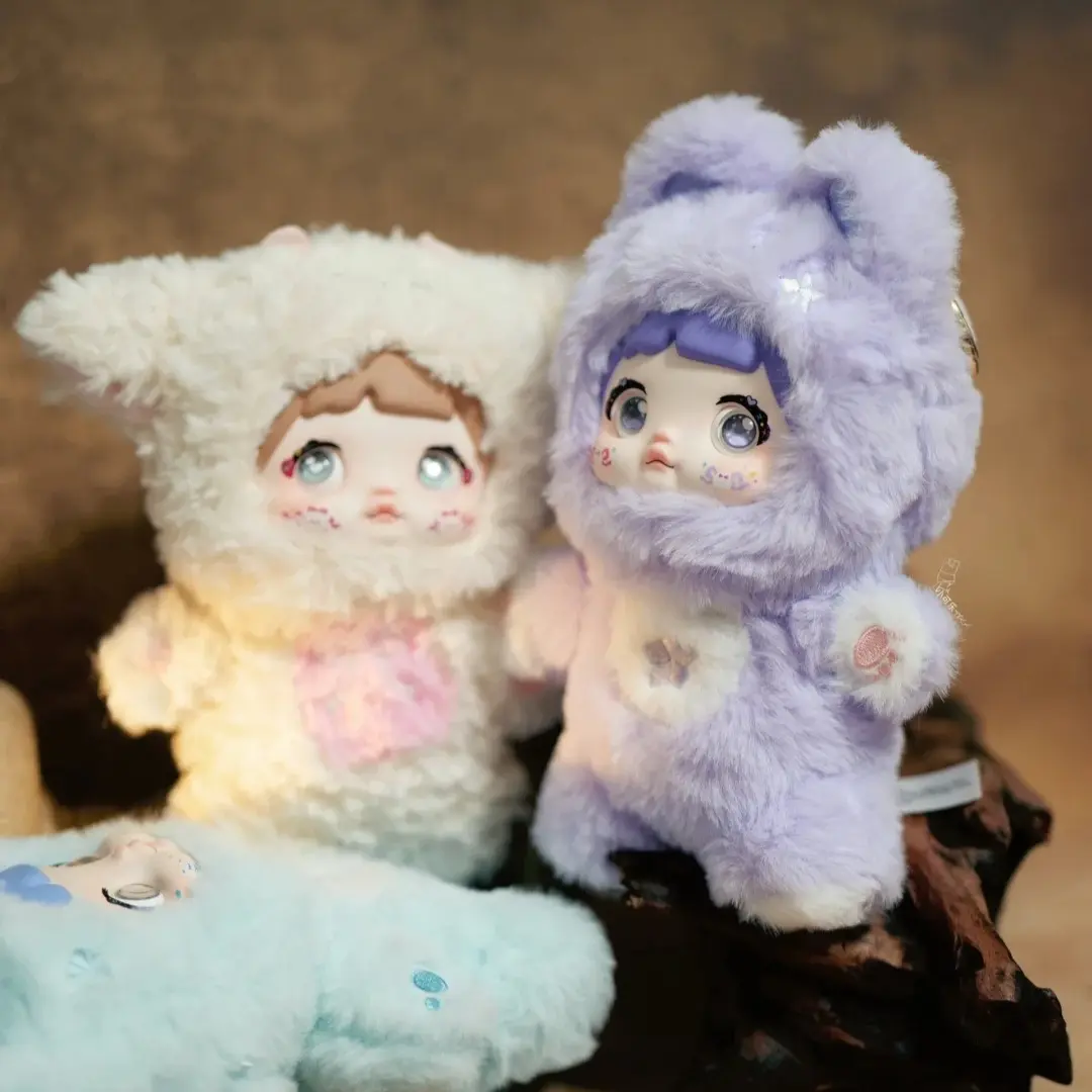 Genuine Nommi Original Nommi Loveliness Never Ends Series Cute Plush Blind Box Nommi  V2 V1 Figure Toy Doll Ornament Female Gift