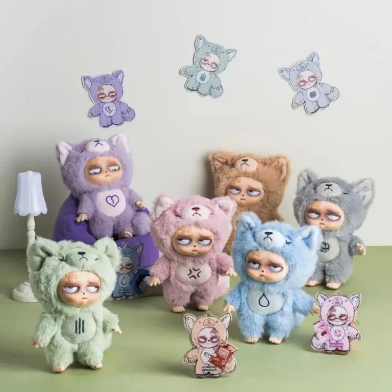 Sleepless Grumpipi Series Blind Box Toys Vinyl Cute Anime Action Figure Dolls Kawaii Mystery Box Surprise Bag Pendant Decor Gift
