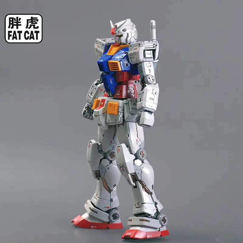 In Stock Hot FatCat 1/100 RGU 2.0 Rx-78-2 High-Precision Framework Assembly Action Figure Anime Models Collection Custom Toys