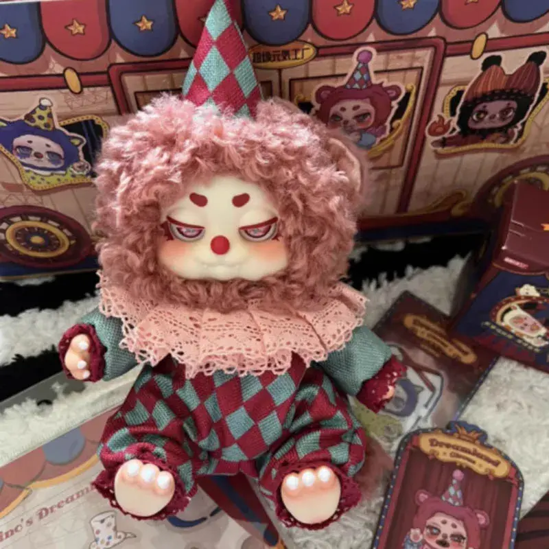 Original Timeshare Cino Dreamland Circus Series Blind Box Kawaii Plush Pendants Ornaments Cute Anime Figure Model Doll Girl Gift