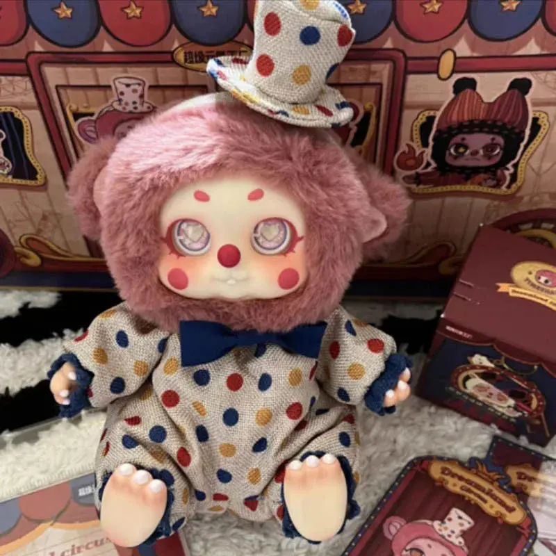 Original Timeshare Cino Dreamland Circus Series Blind Box Kawaii Plush Pendants Ornaments Cute Anime Figure Model Doll Girl Gift
