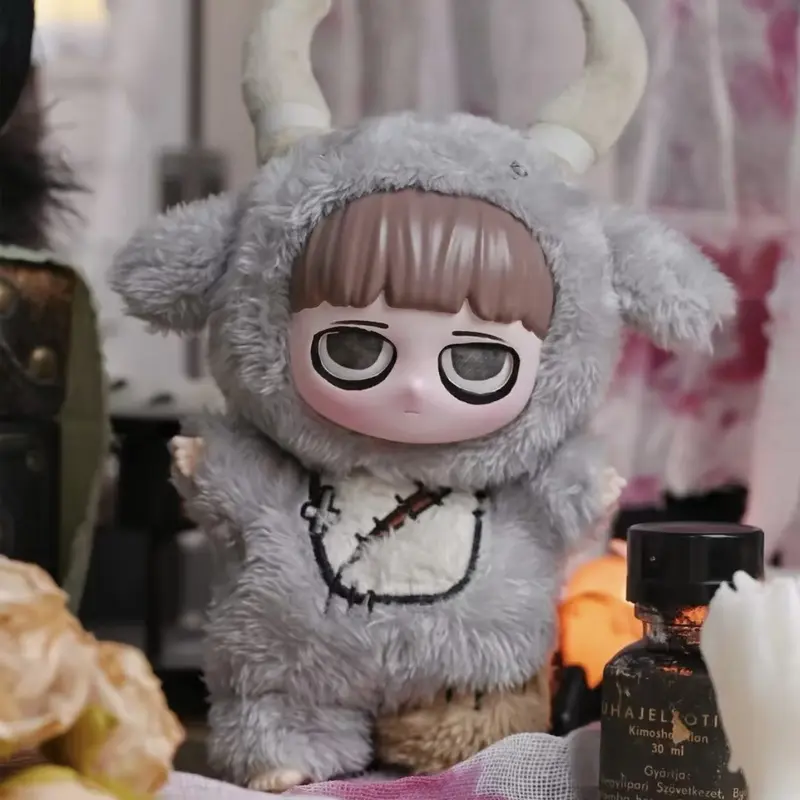 Authentic KIKI Little Key Gothic Style Night Elf Plush Blind Box Pendant Trendy Plaything Collectible Girls Birthday Gift
