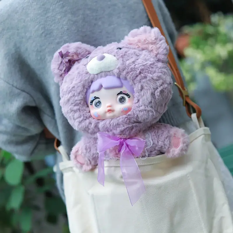 Nommi 400% Blind Box Goodnight Bear Series Nommi Vinyl Doll Room Decoration Collection Doll Mystery Box Toy Xmas Gift