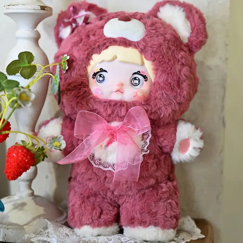 Nommi 400% Blind Box Goodnight Bear Series Nommi Vinyl Doll Room Decoration Collection Doll Mystery Box Toy Xmas Gift