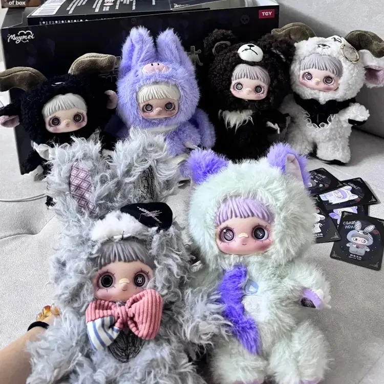 Genuine Maymei Dark Forest Series Blind Box Vinyl Doll Cute Desktop Decor Mystery Collectible Model Toy Girls Birthday Gift