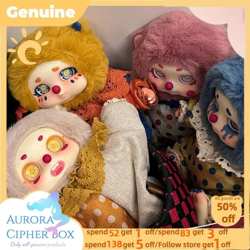Genuine Cino Dreamland Circus Series Plush Blind Box Toys Cute Action Anime Figure Kawaii Mystery Box Model Designer Doll Gift