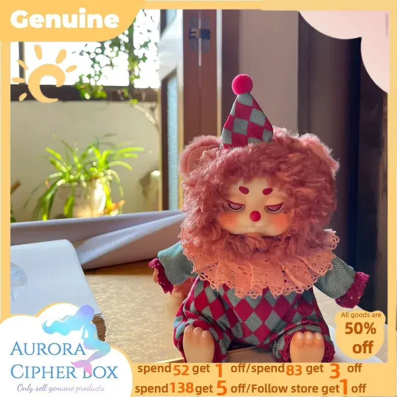 Genuine Cino Dreamland Circus Series Plush Blind Box Toys Cute Action Anime Figure Kawaii Mystery Box Model Designer Doll Gift