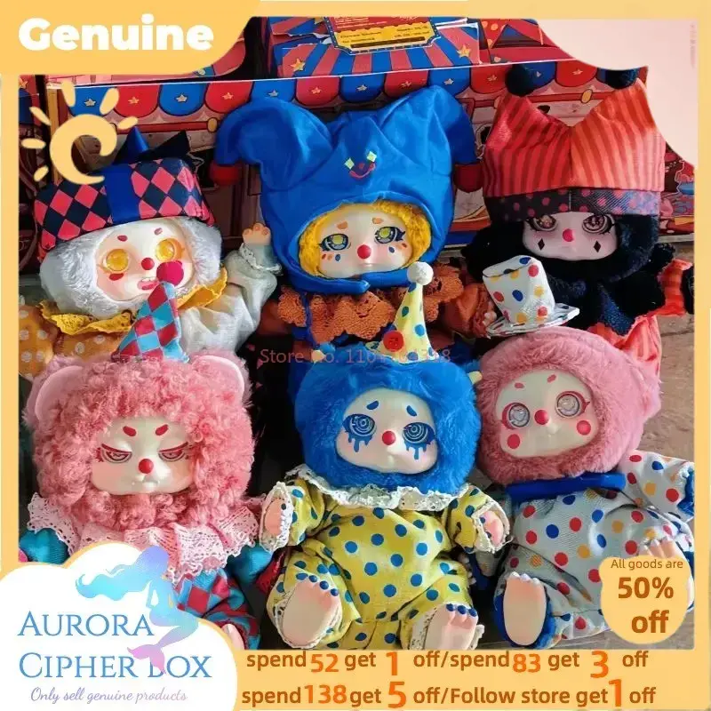 Genuine Cino Dreamland Circus Series Plush Blind Box Toys Cute Action Anime Figure Kawaii Mystery Box Model Designer Doll Gift