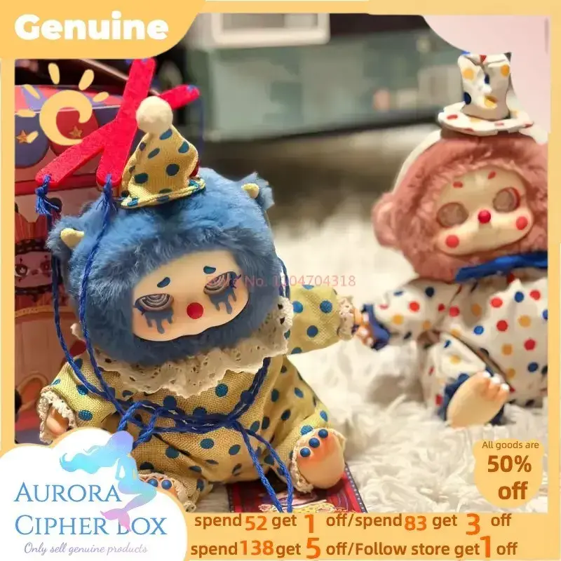 Genuine Cino Dreamland Circus Series Plush Blind Box Toys Cute Action Anime Figure Kawaii Mystery Box Model Designer Doll Gift