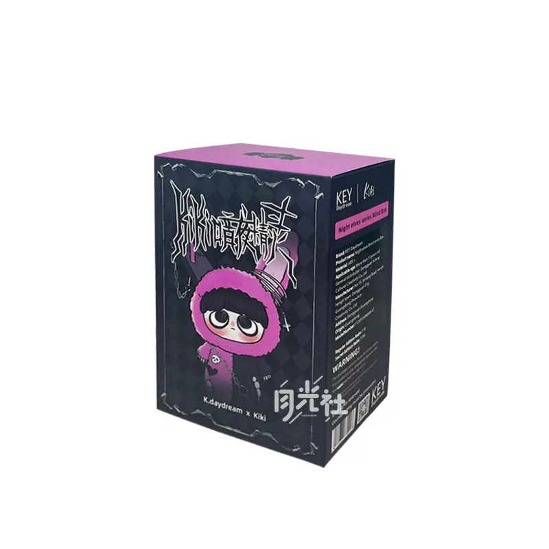 Kiki Little Key Authentic Gothic Style Night Elf Plush Blind Box Cute Pendant Trendy Collectible Toy For Girls Birthday Gift