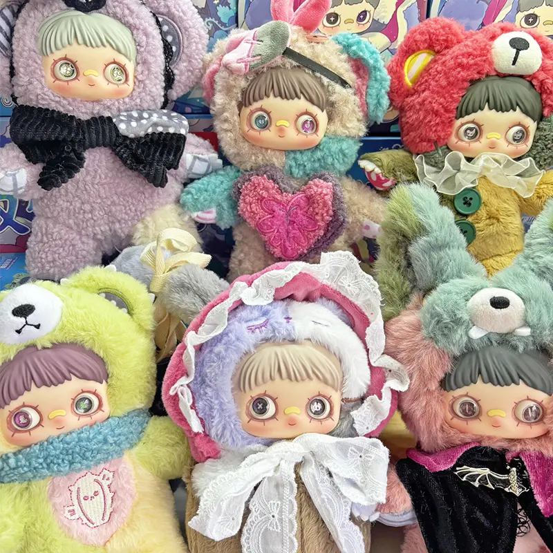 Maymei Symbiote Neverland Series Blind Box Maymei V4 Vinly Plush Surprise Bag Bunny Anime Doll Pandent Keychain Mystery Box Toys