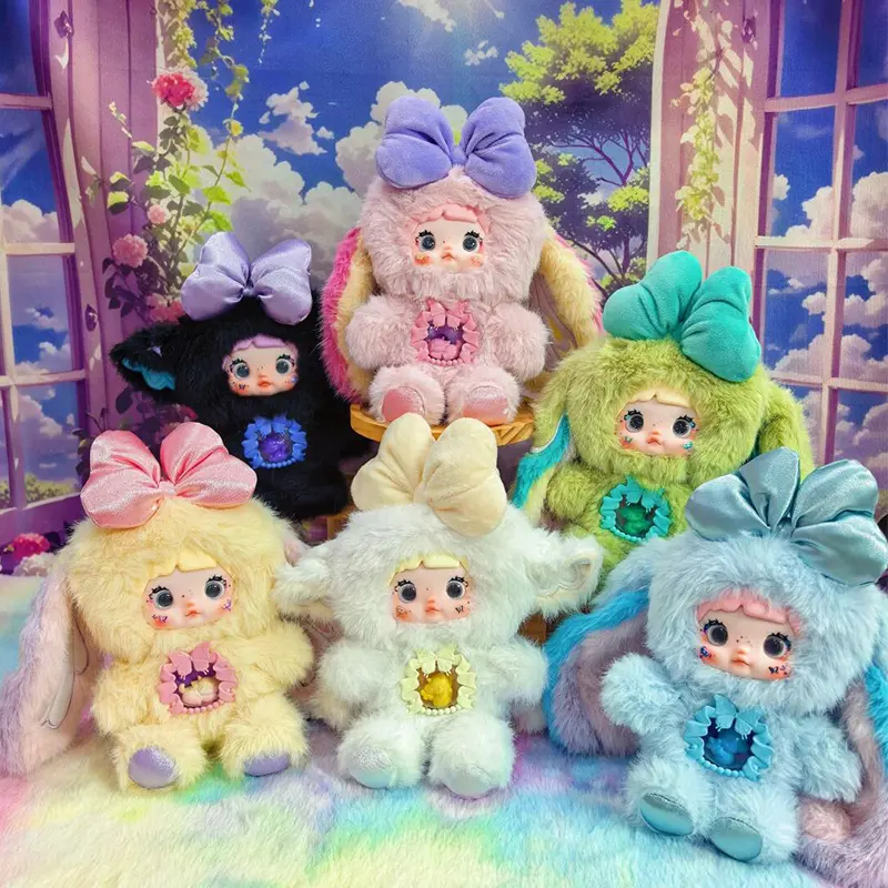 Nommi V6 Blind Box Nommi Fantasy World Series Mystery Box Kawaii Bunny Anime Doll Sheep Action Figure Surprise Bag Pendant Toys