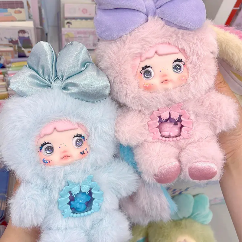 Nommi V6 Blind Box Nommi Fantasy World Series Mystery Box Kawaii Bunny Anime Doll Sheep Action Figure Surprise Bag Pendant Toys