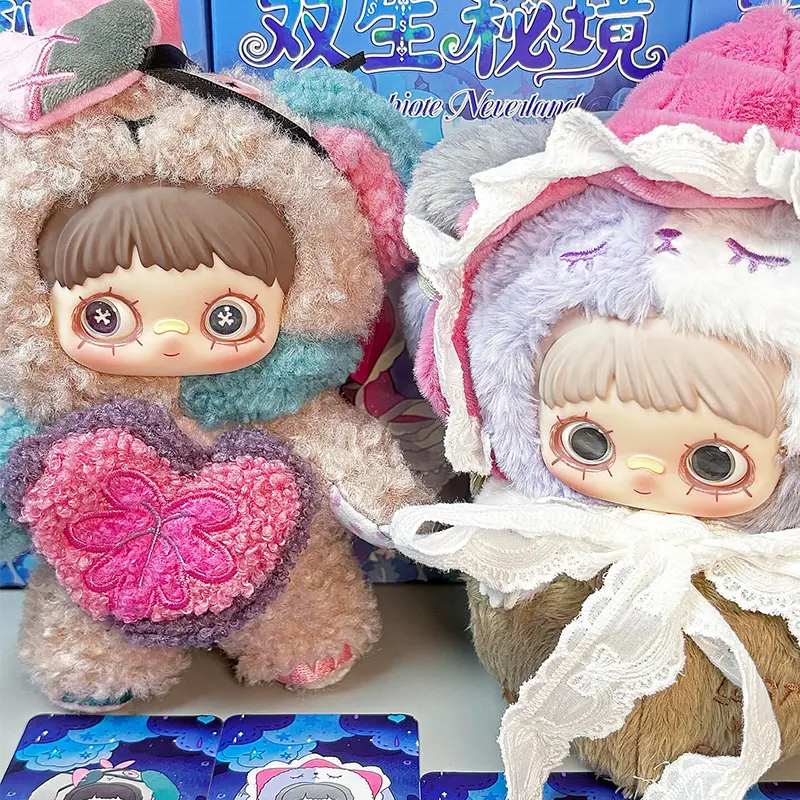 Maymei Symbiote Neverland Series Blind Box Maymei V4 Vinly Plush Surprise Bag Bunny Anime Doll Pandent Keychain Mystery Box Toys