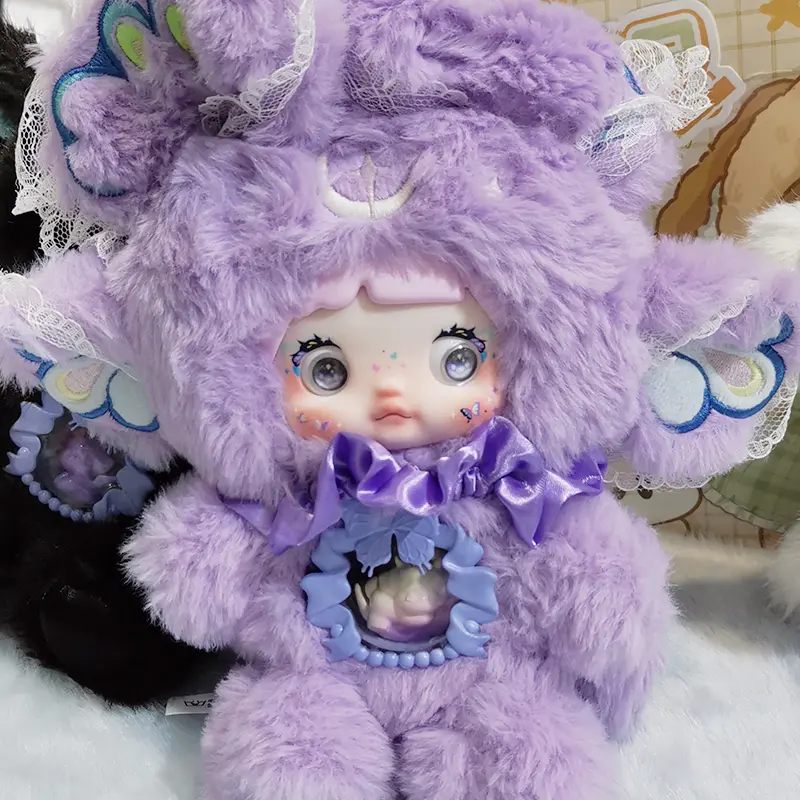 Nommi V6 Blind Box Nommi Fantasy World Series Mystery Box Kawaii Bunny Anime Doll Sheep Action Figure Surprise Bag Pendant Toys